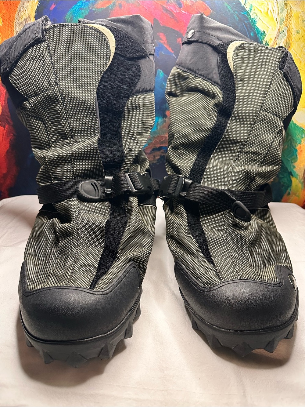No.16 NEOS Navigator 5 N5P3 Waterproof Insulated Overshoes, Gray, Size XXL